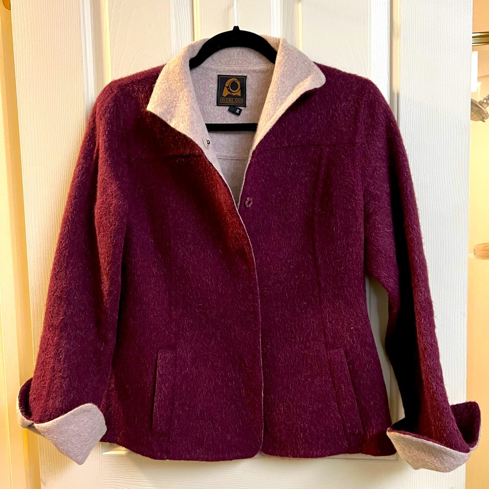 COPY - Alpaca and Wool blend snap coat